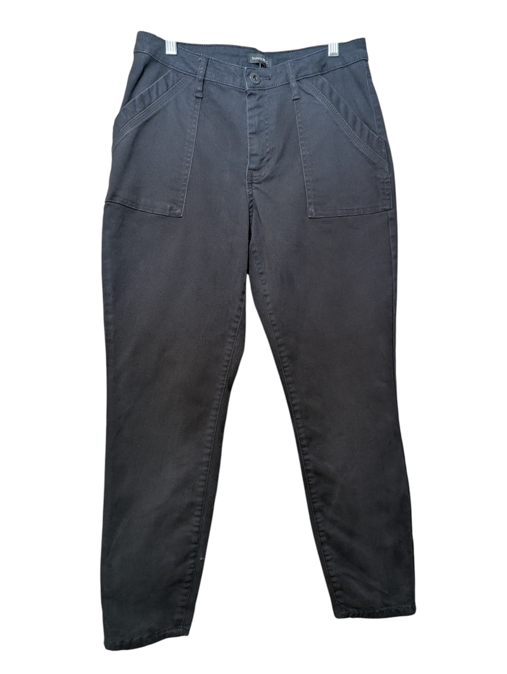 Banana Republic Girlfriend Utility Chino Pants Black Sz 6